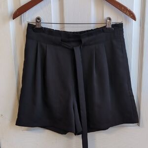 DR 2 By Daniel Rainn Black Paper Bag Dress Shorts Size Small
